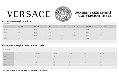 versace mens jacket size chart|Versace jeans size guide men.